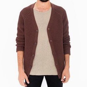 American Apparel Fisherman Cardigan Xl 